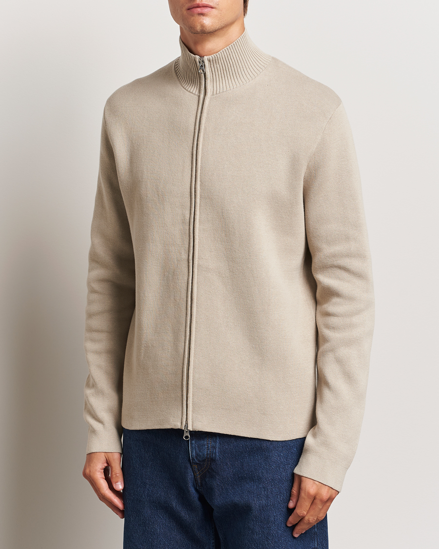 Hombres | Jerséis y prendas de punto | Samsøe Samsøe | Niklas Full Zip Abbey Stone
