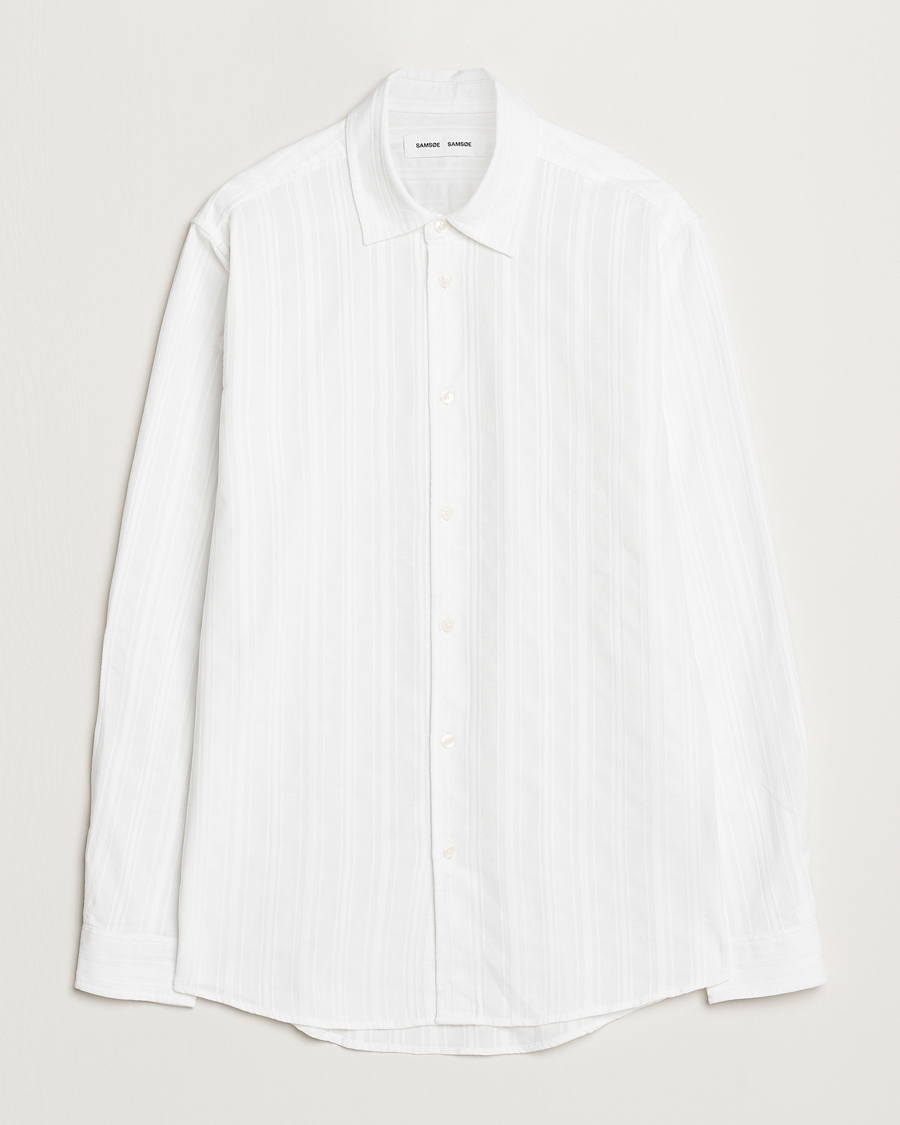 Hombres | Camisas | Samsøe Samsøe | Liam Structured Shirt White