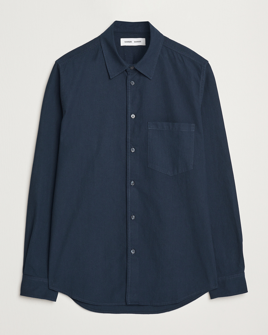 Hombres | Camisas | Samsøe Samsøe | Liam Shirt Salute Navy