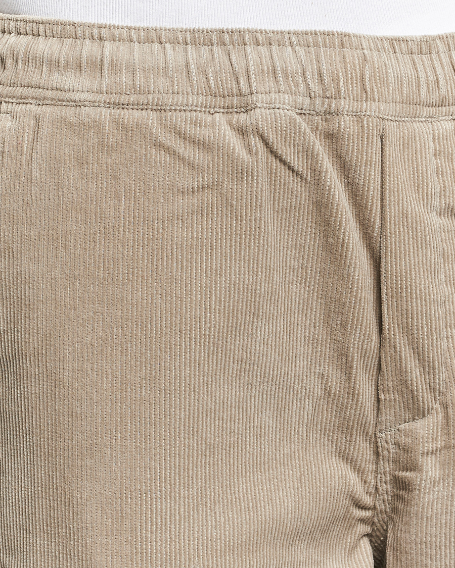 Hombres | Pantalones | Samsøe Samsøe | Jabari Corduroy Drawstring Trousers Abbey Stone