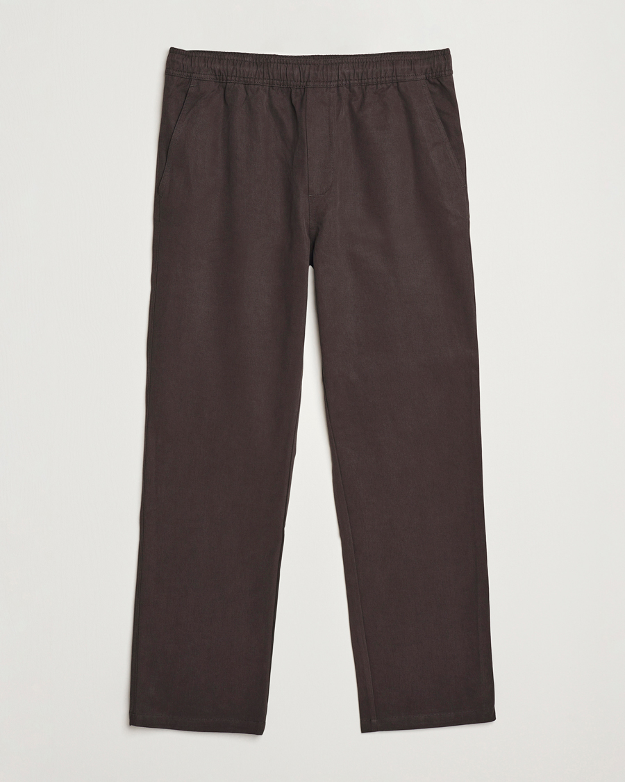 Hombres | Pantalones | Samsøe Samsøe | Jabari Drawstring Trousers Chocolate Brown