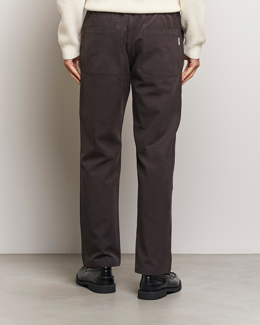 Hombres | Pantalones | Samsøe Samsøe | Jabari Drawstring Trousers Chocolate Brown