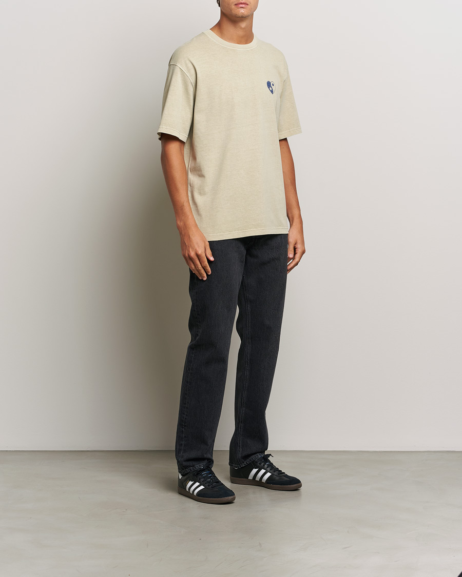 Hombres | Camisetas | Samsøe Samsøe | Poetry Printed T-Shirt Abbey Stone Balance