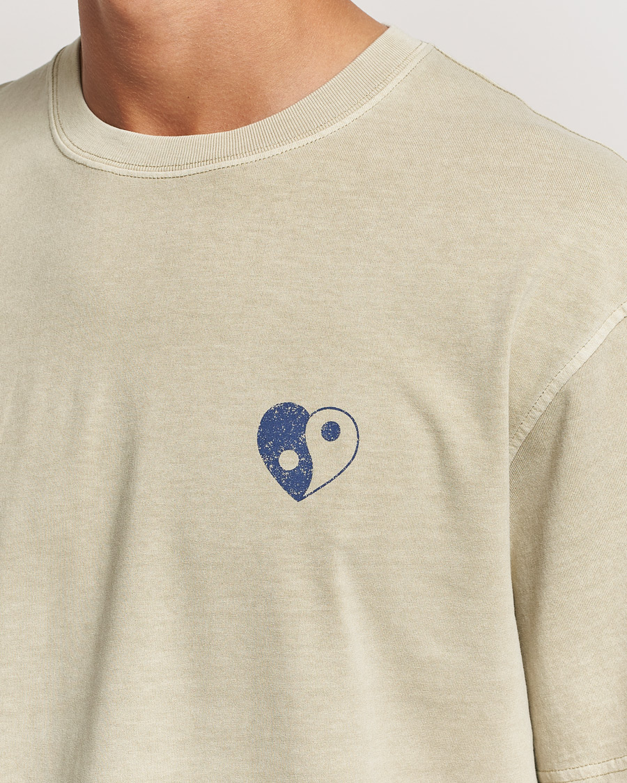 Hombres | Camisetas | Samsøe Samsøe | Poetry Printed T-Shirt Abbey Stone Balance