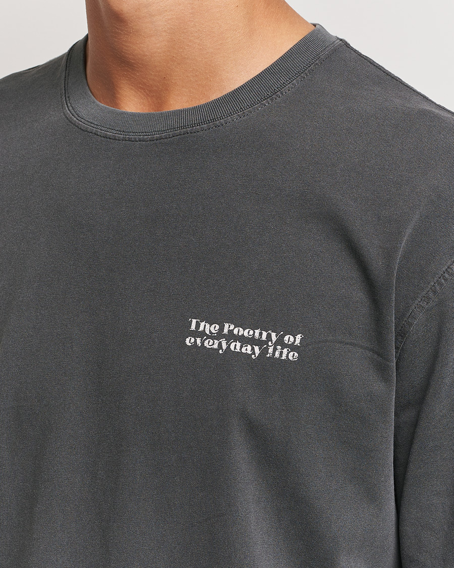 Hombres | Camisetas | Samsøe Samsøe | Poetry Printed T-Shirt Black Zen