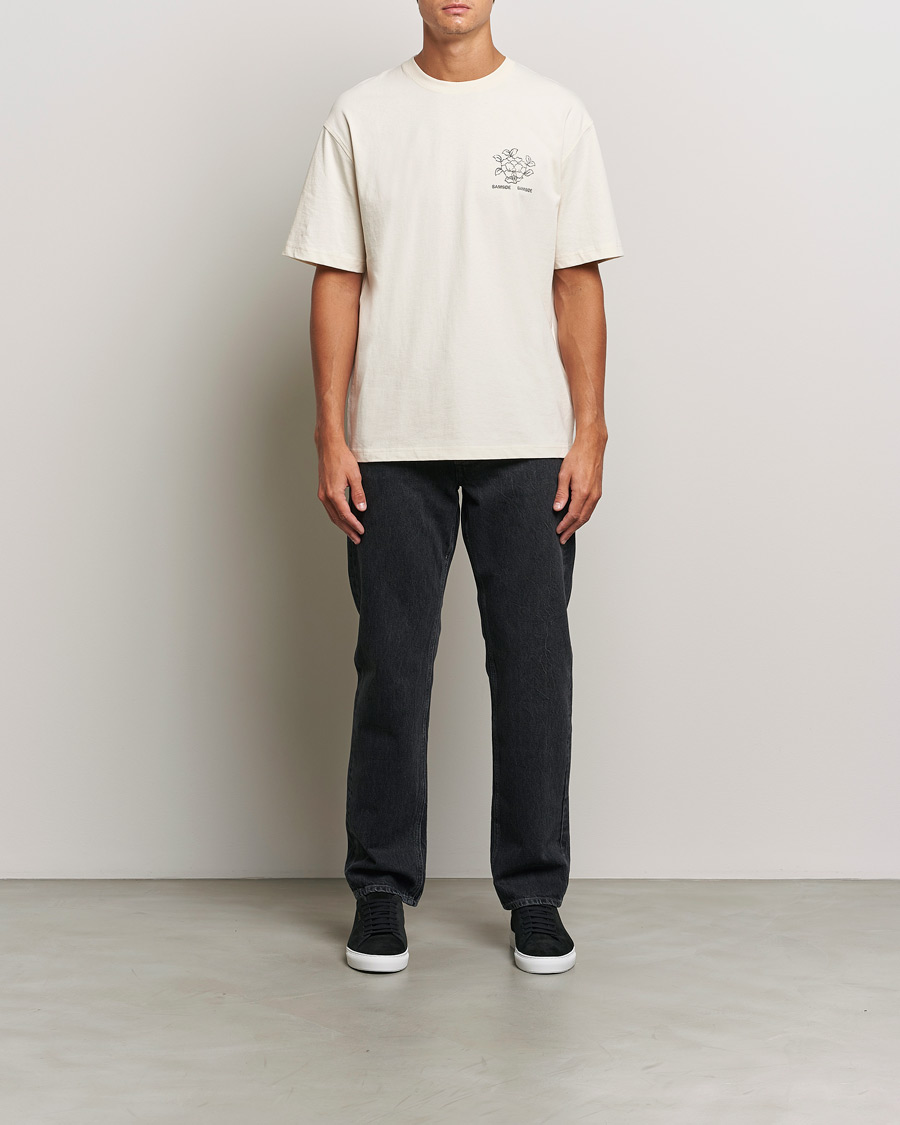 Hombres | Camisetas | Samsøe Samsøe | Poetry Printed T-Shirt Neutral Lotus