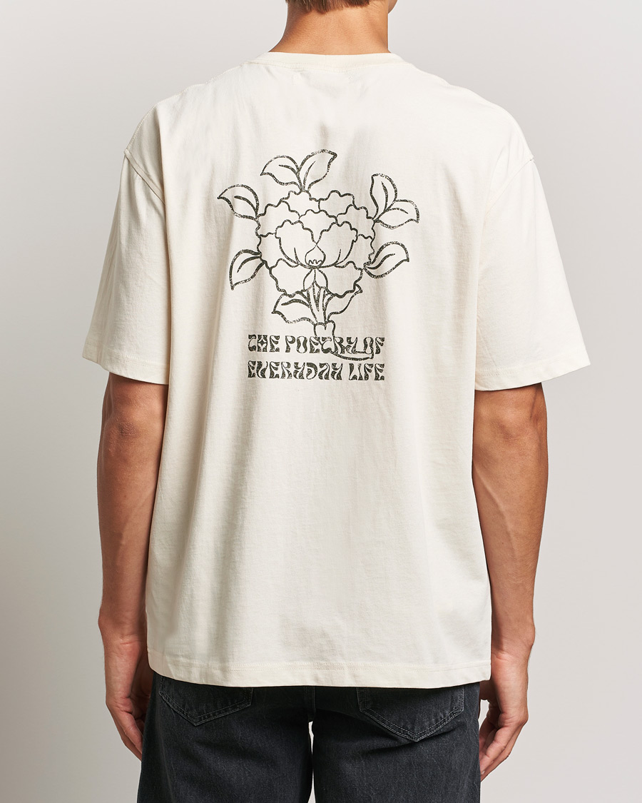Hombres | Camisetas | Samsøe Samsøe | Poetry Printed T-Shirt Neutral Lotus
