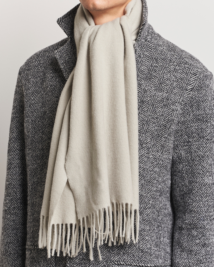 Hombres | Samsøe Samsøe Efin Wool Scarf Abbey Stone | Samsøe Samsøe | Efin Wool Scarf Abbey Stone