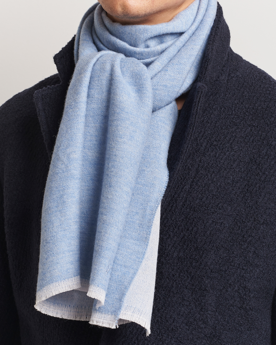 Hombres | Stenströms Wool Scarf Light Blue | Stenströms | Wool Scarf Light Blue