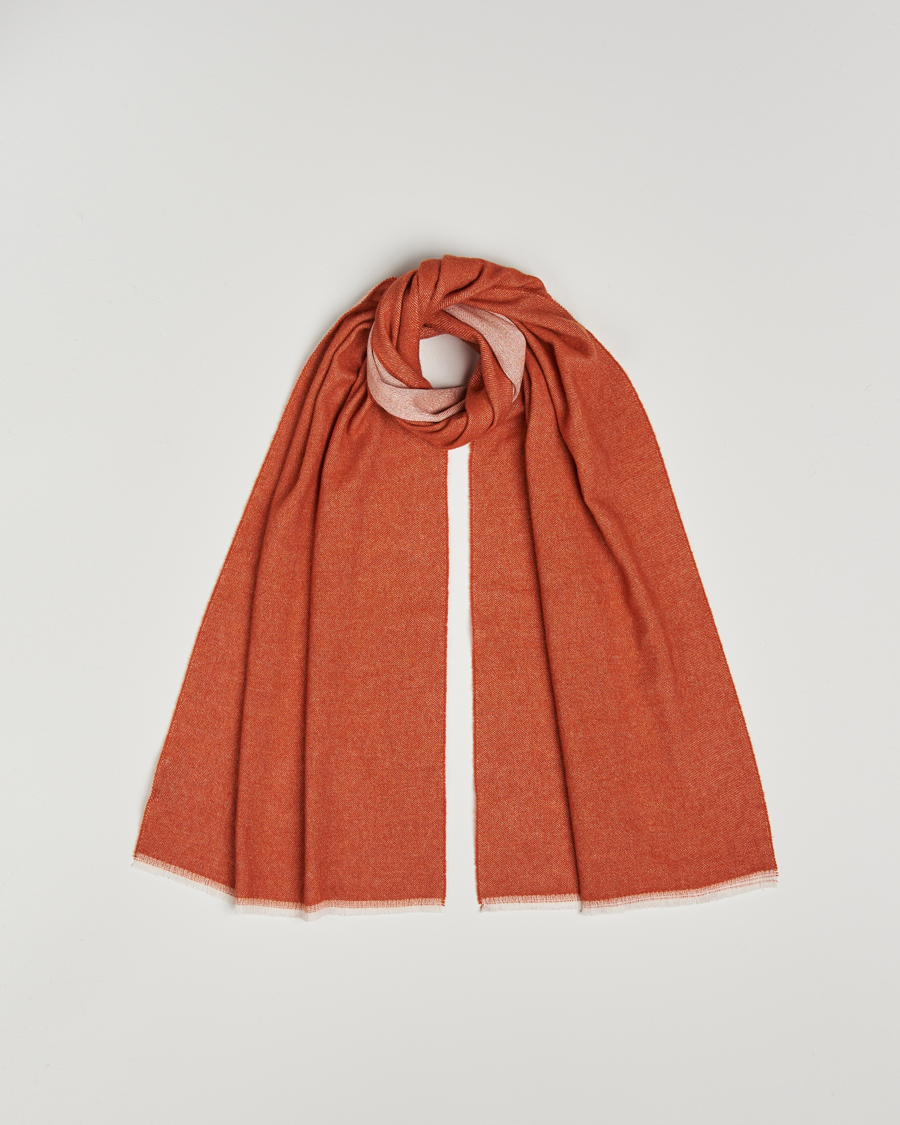 Hombres | Stenströms Wool Scarf Orange | Stenströms | Wool Scarf Orange