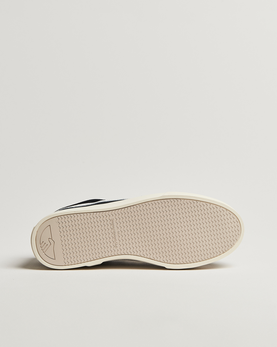 Hombres | Zapatillas | Stepney Workers Club | Dellow S-Strike Cupsole Suede Sneaker Black/White