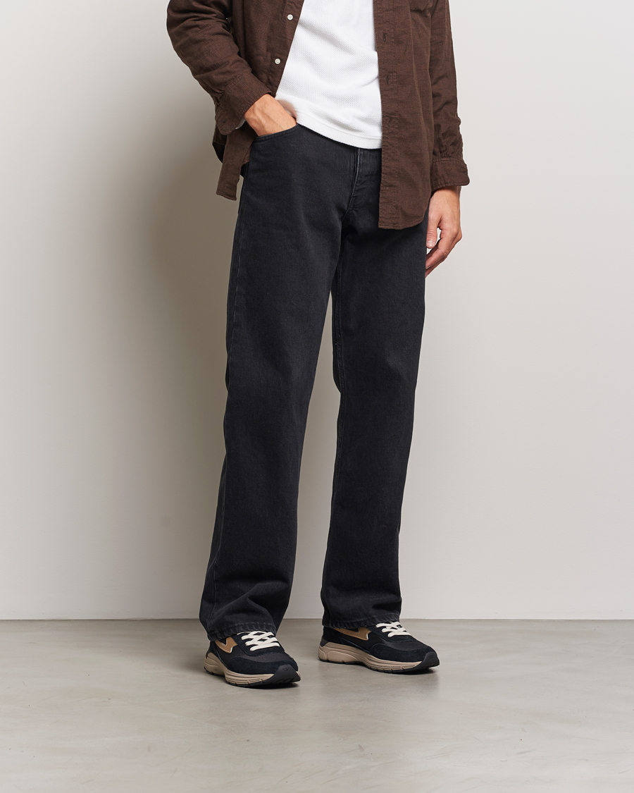 Hombres | Stepney Workers Club Osier S-Strike Runner Sneaker Black Gold | Stepney Workers Club | Osier S-Strike Runner Sneaker Black Gold