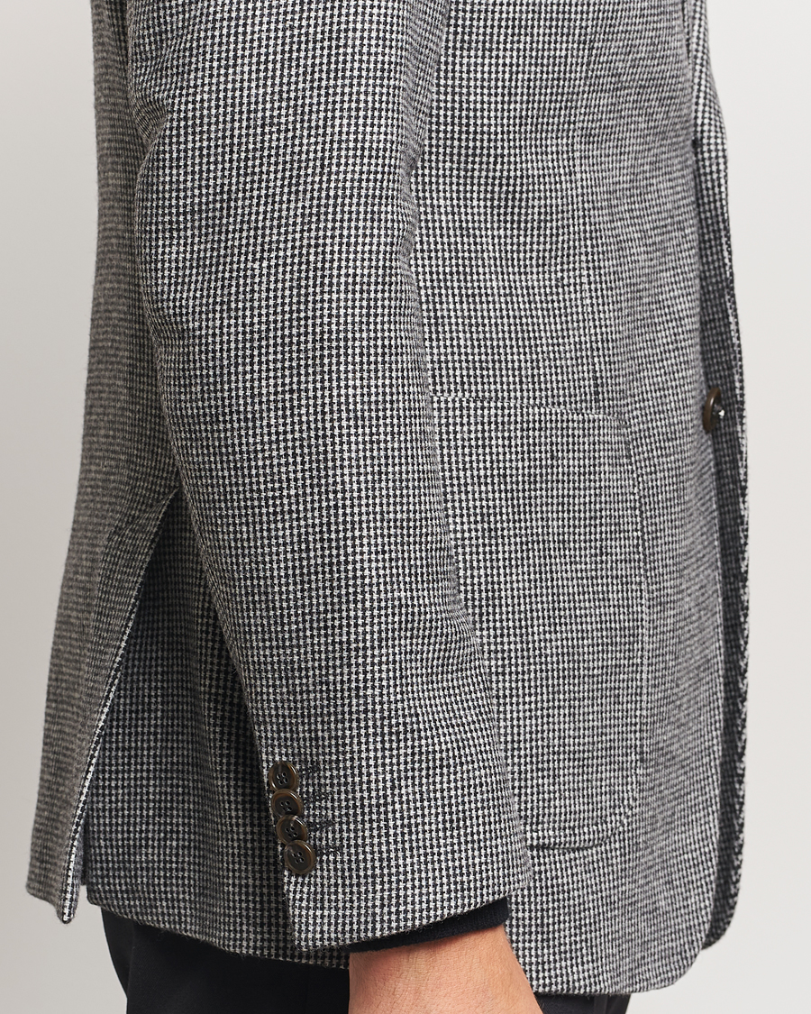 Hombres | Blazers | Tiger of Sweden | Justin Wool Pepita Blazer Black/White