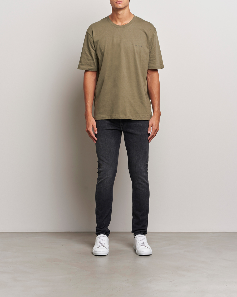 Hombres | Camisetas | Tiger of Sweden | Pro Cotton Logo T-Shirt October Sage