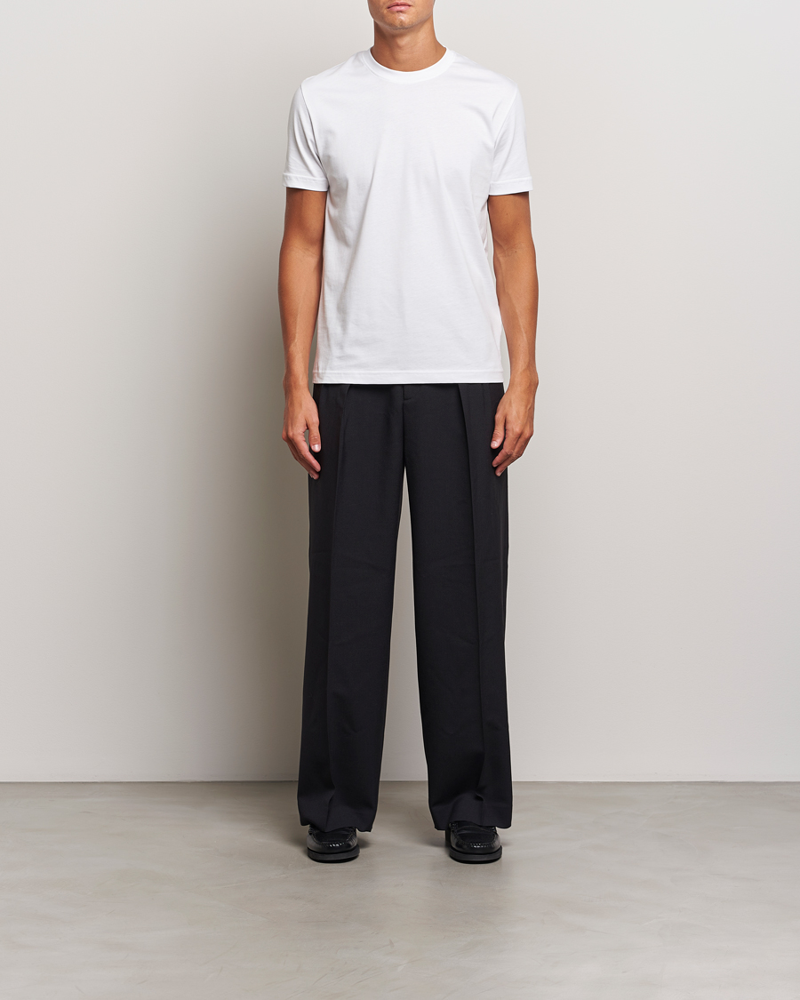 Hombres | Camisetas | Tiger of Sweden | Dillan Crew Neck T-Shirt Pure White