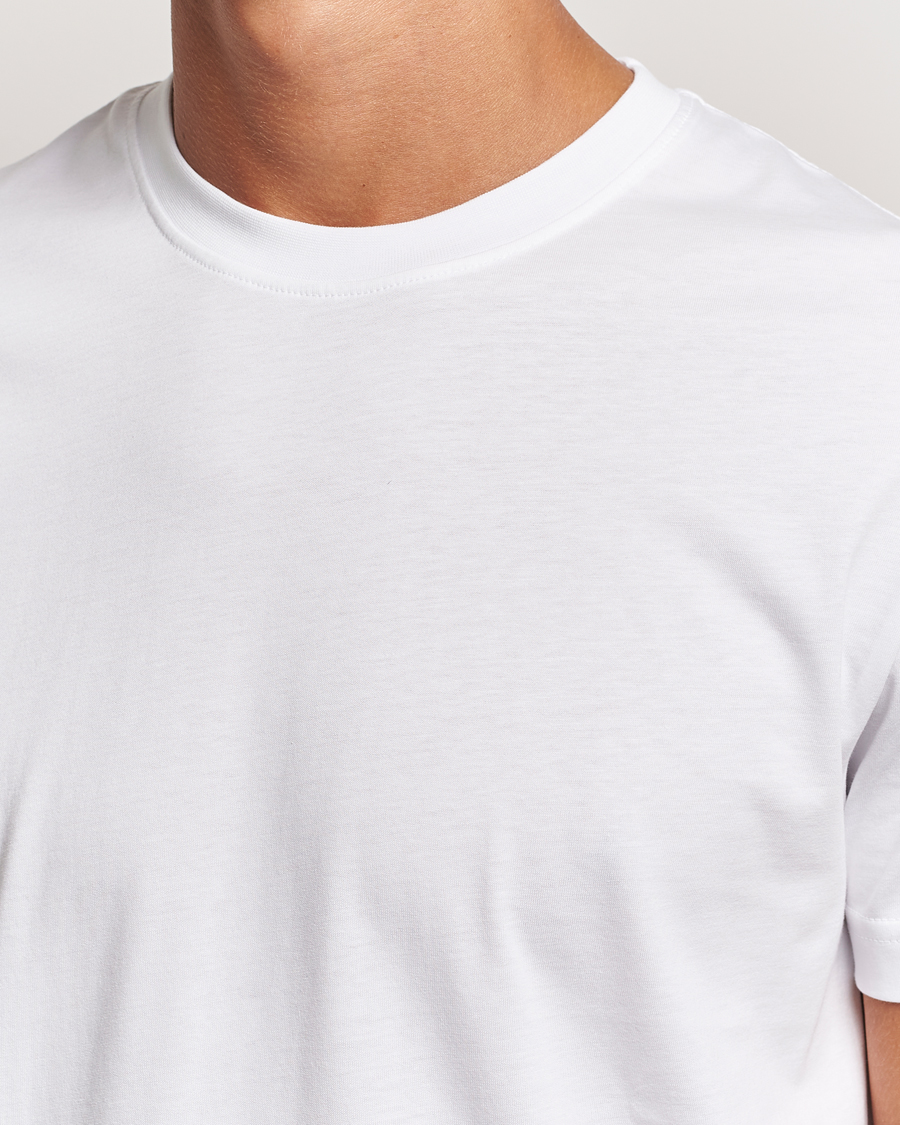 Hombres | Camisetas | Tiger of Sweden | Dillan Crew Neck T-Shirt Pure White