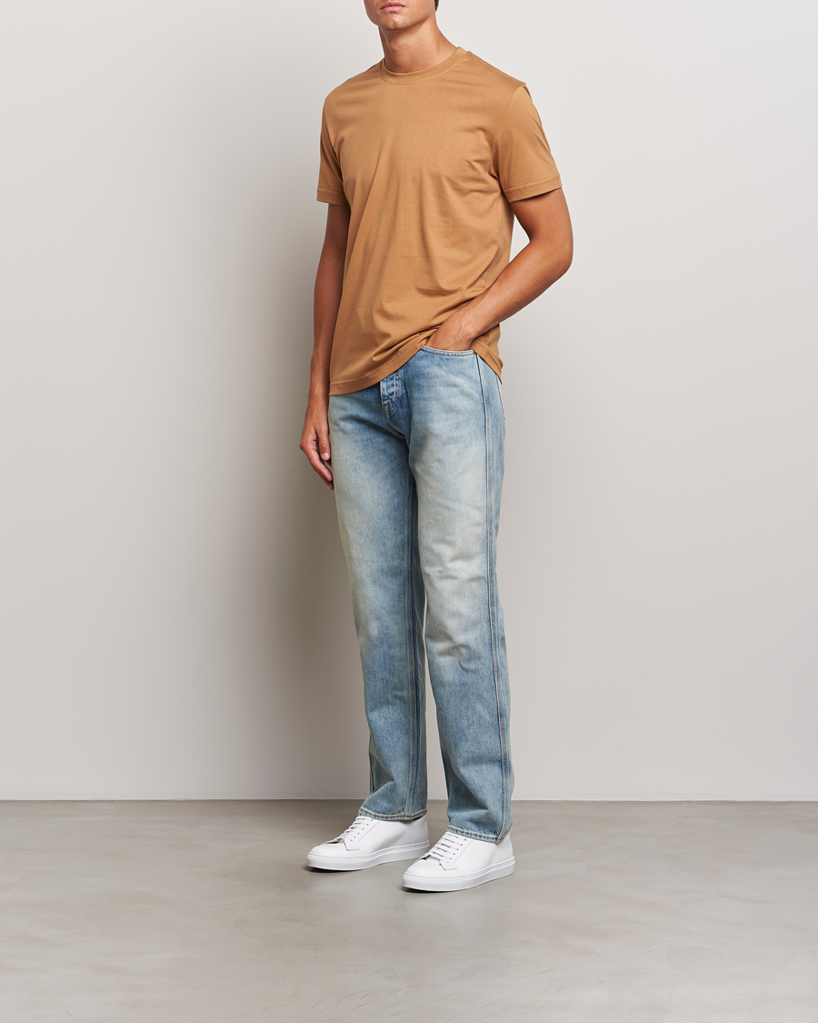 Hombres | Camisetas | Tiger of Sweden | Dillan Crew Neck T-Shirt Warm Forest