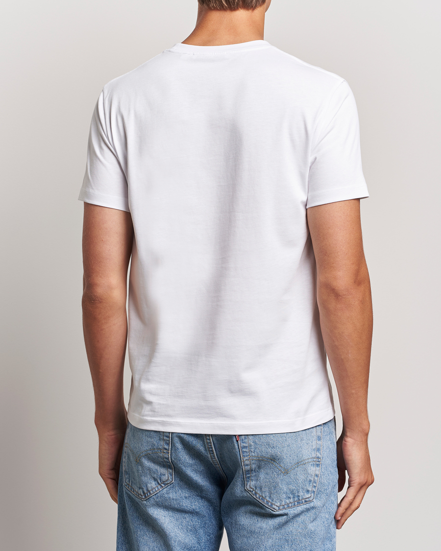 Hombres | Camisetas | Tiger of Sweden | Dillan Logo Crew Neck T-Shirt Pure White