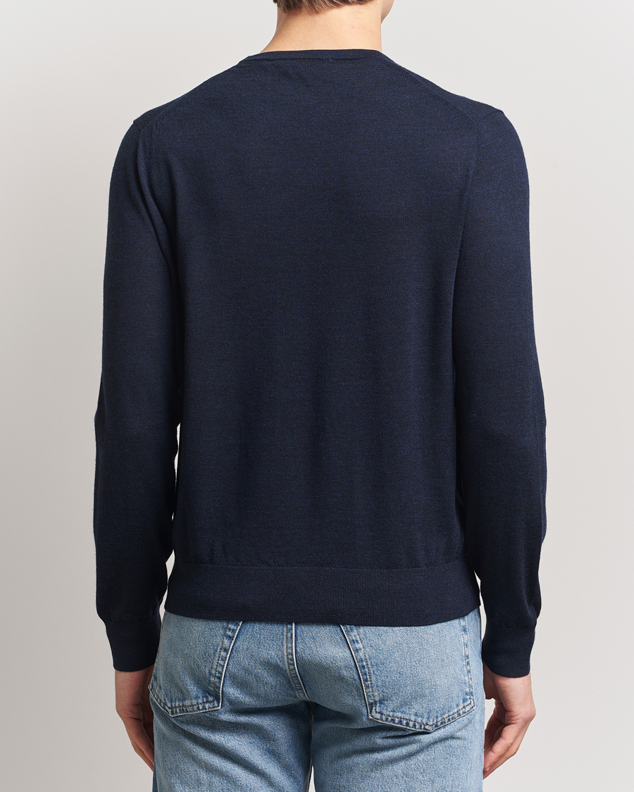 Hombres | Jerséis y prendas de punto | Tiger of Sweden | Connor Crew Neck Pullover Light Ink