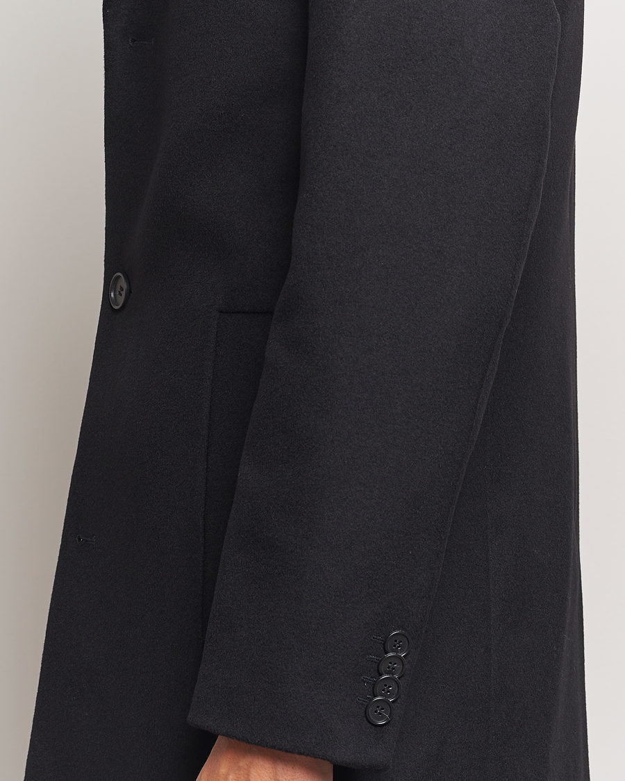 Hombres | Abrigos y chaquetas | Tiger of Sweden | Finnan Wool/Cashmere Coat Black