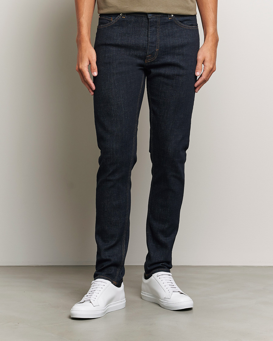 Hombres | Vaqueros | Tiger of Sweden | Evolve Stretch Cotton Jeans Royal Blue