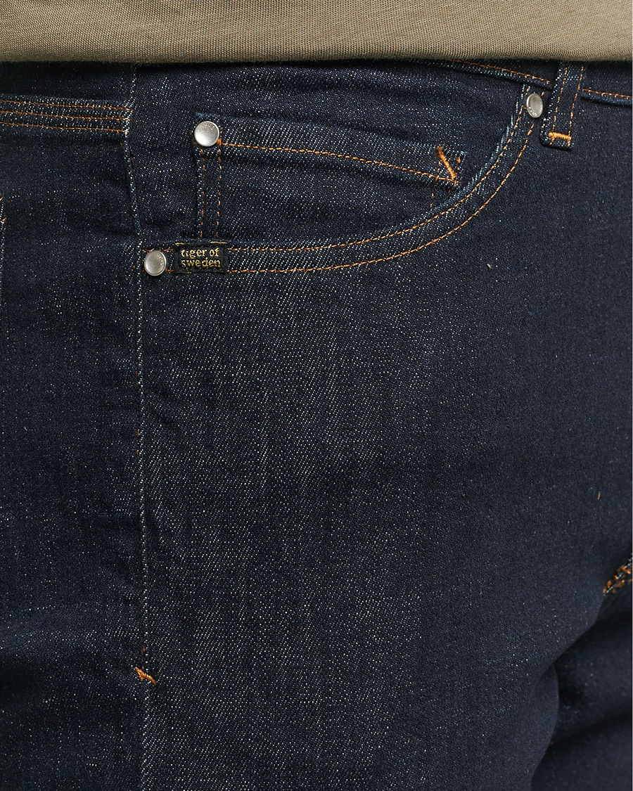 Hombres | Vaqueros | Tiger of Sweden | Evolve Stretch Cotton Jeans Royal Blue