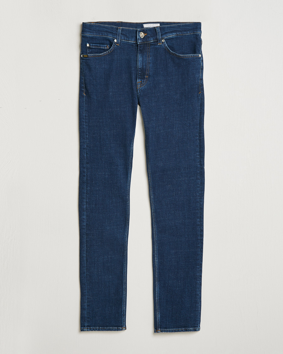 Hombres | Vaqueros | Tiger of Sweden | Evolve Stretch Cotton Jeans Medium Blue