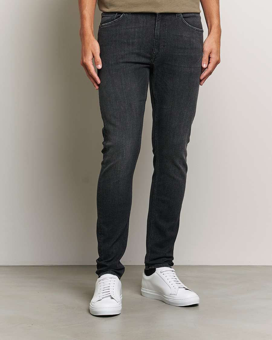 Hombres | Vaqueros | Tiger of Sweden | Evolve Stretch Cotton Jeans Washed Black
