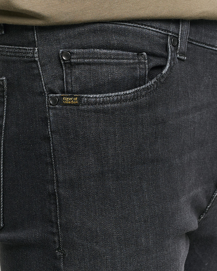 Hombres | Vaqueros | Tiger of Sweden | Evolve Stretch Cotton Jeans Washed Black
