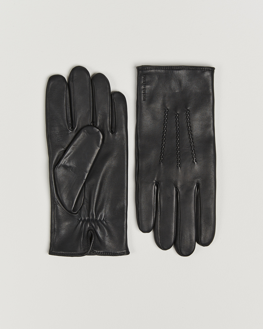 Hombres | Tiger of Sweden Garvin Leather Gloves Black | Tiger of Sweden | Garvin Leather Gloves Black