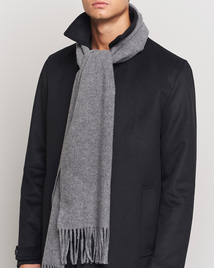 Hombres | Tiger of Sweden Sylan Wool Scarf Charcoal | Tiger of Sweden | Sylan Wool Scarf Charcoal