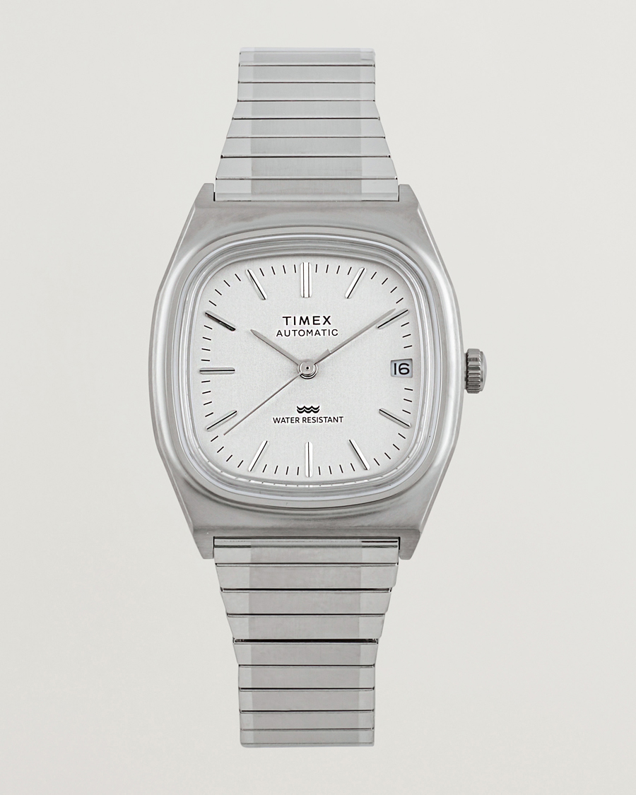 Hombres | Timex 1983s Automatic Reissue 34mm White Dial | Timex | 1983s Automatic Reissue 34mm White Dial