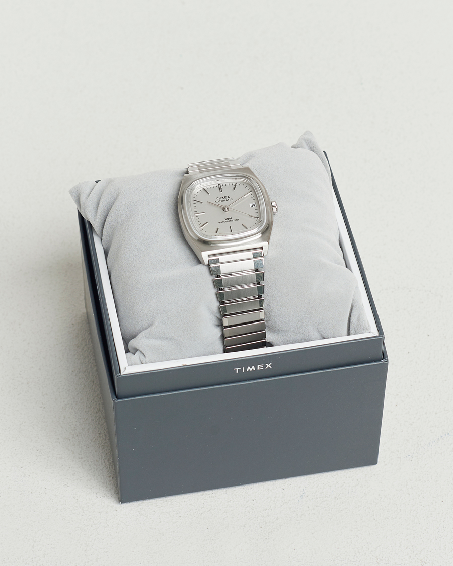 Hombres | Timex 1983s Automatic Reissue 34mm White Dial | Timex | 1983s Automatic Reissue 34mm White Dial