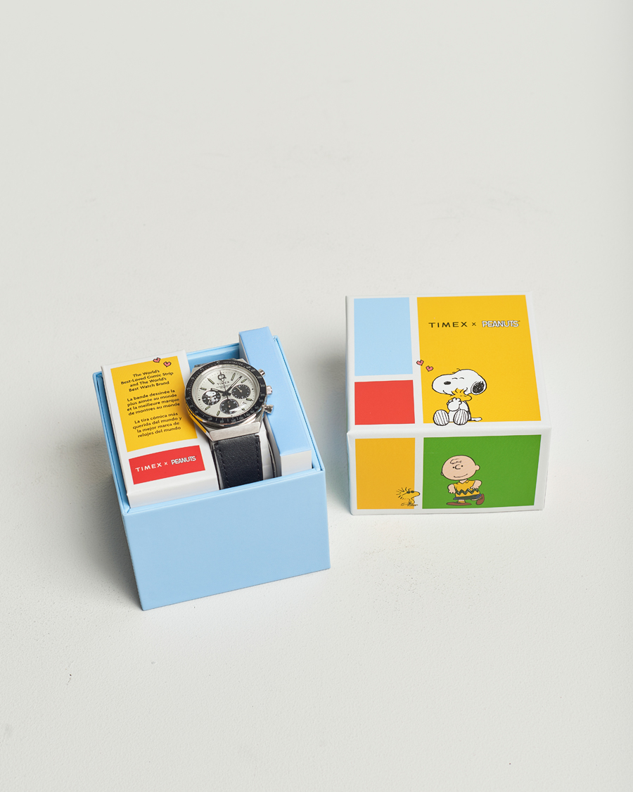 Hombres | Timex Q Timex Snoopy Chronograph 40mm White Dial | Timex | Q Snoopy Chronograph 40mm White Dial
