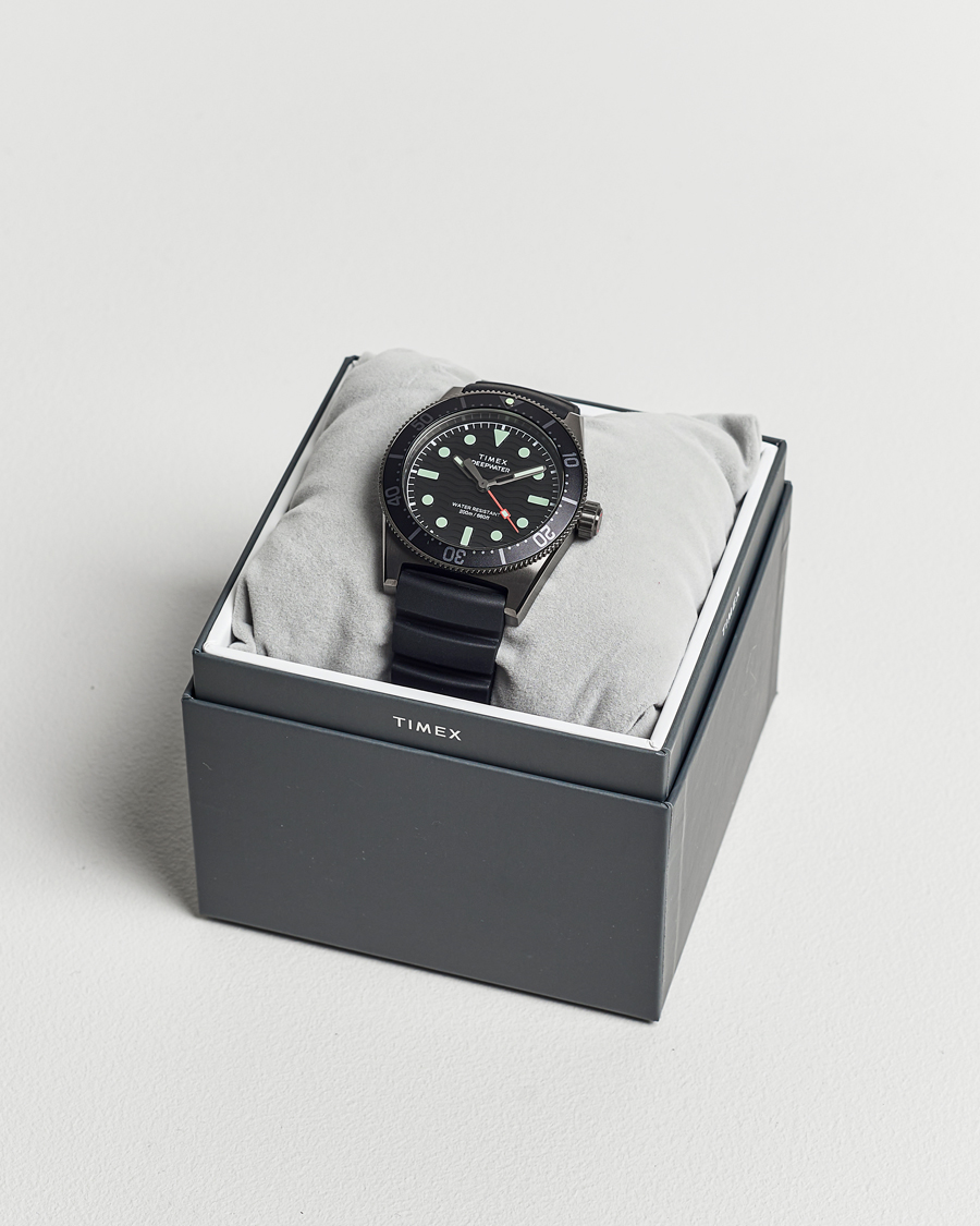 Hombres | Timex Deepwater Reef 200 40mm Black Dial | Timex | Deepwater Reef 200 40mm Black Dial