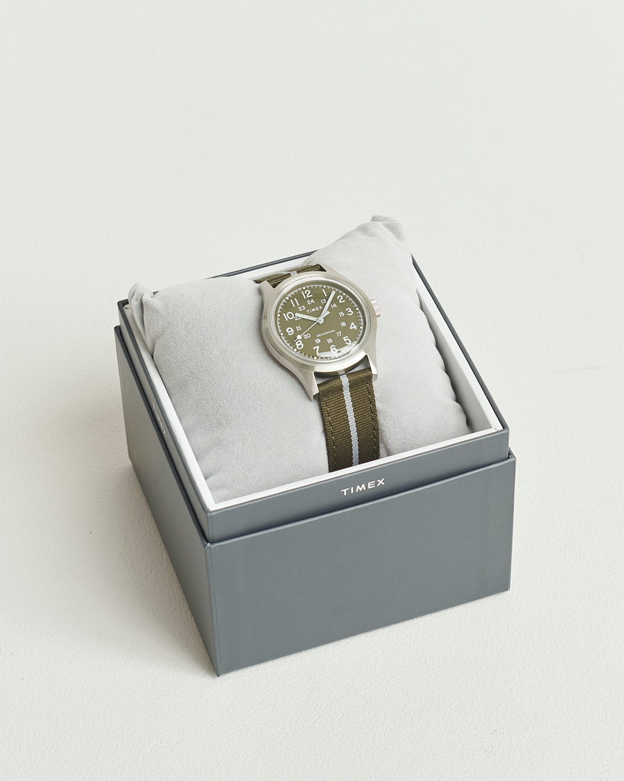 Hombres | Timex MK1 Mechanical 36mm Green Dial | Timex | MK1 Mechanical 36mm Green Dial