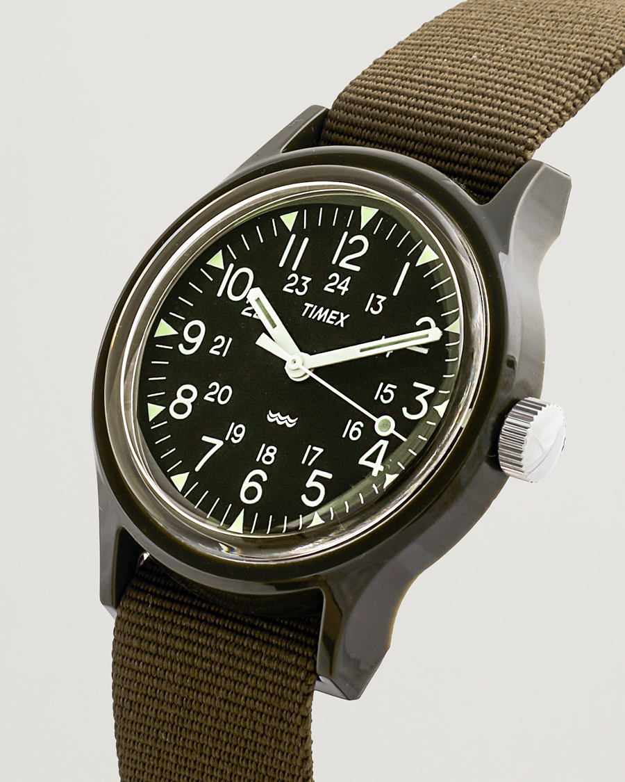 Hombres | Timex MK1 Resin 36mm Green Dial | Timex | MK1 Resin 36mm Green Dial