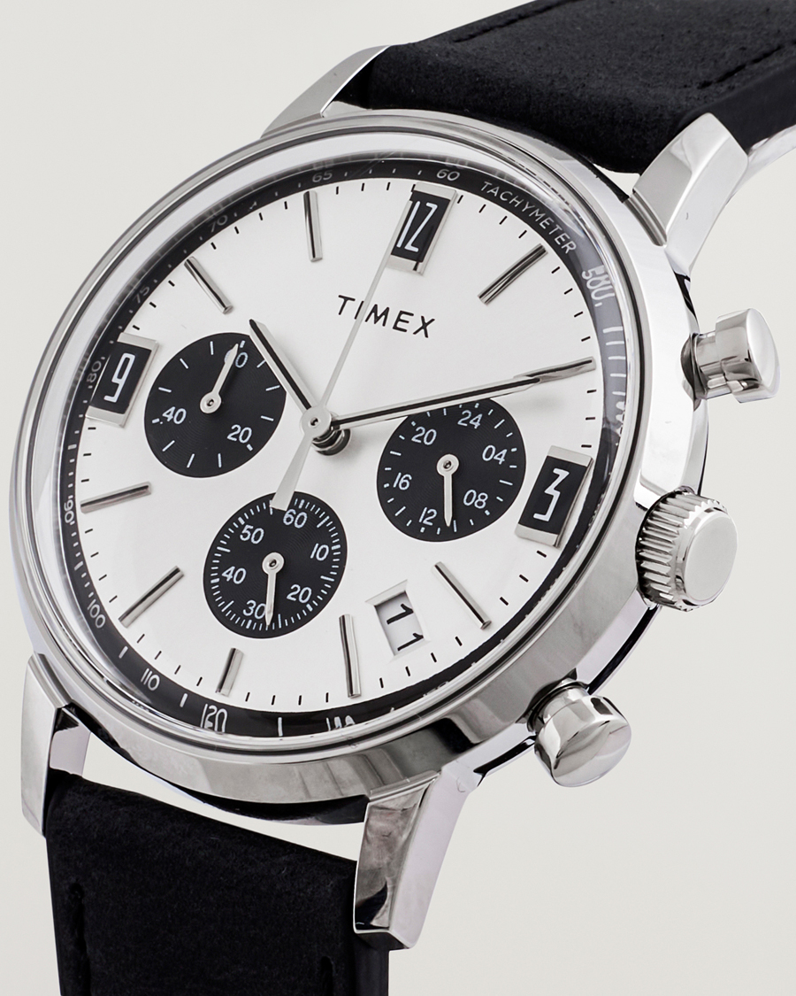 Hombres | Timex Marlin Chrono Tachymeter 40mm Silver Dial | Timex | Marlin Chrono Tachymeter 40mm Silver Dial