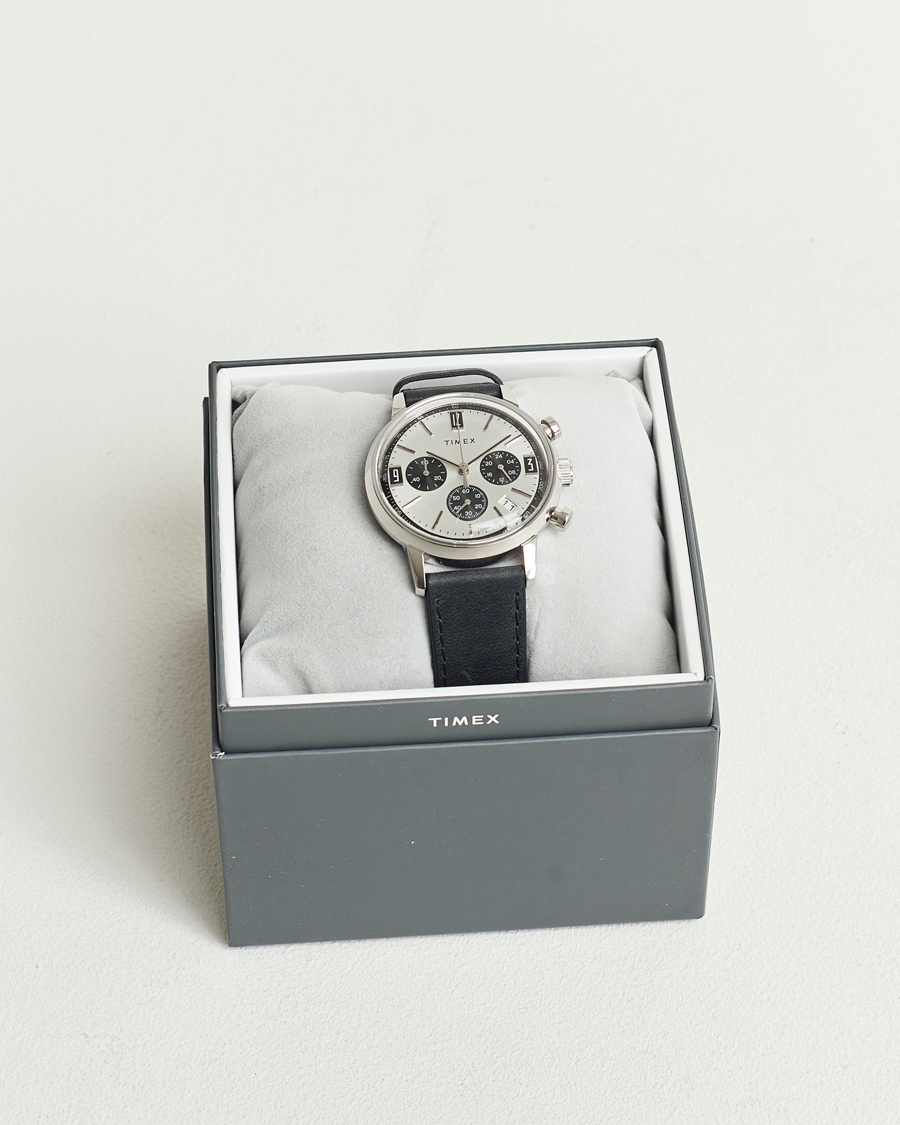 Hombres | Timex Marlin Chrono Tachymeter 40mm Silver Dial | Timex | Marlin Chrono Tachymeter 40mm Silver Dial