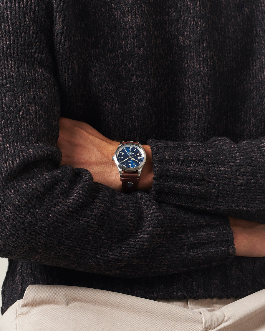 Hombres | Timex Pan Am GMT Stainless Steel 39mm Blue Dial | Timex | Pan Am GMT Stainless Steel 39mm Blue Dial