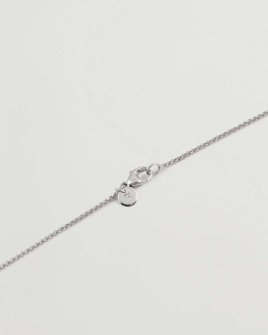 Hombres | Tom Wood Cushion Pendant Onyx Silver | Tom Wood | Cushion Pendant Onyx Silver