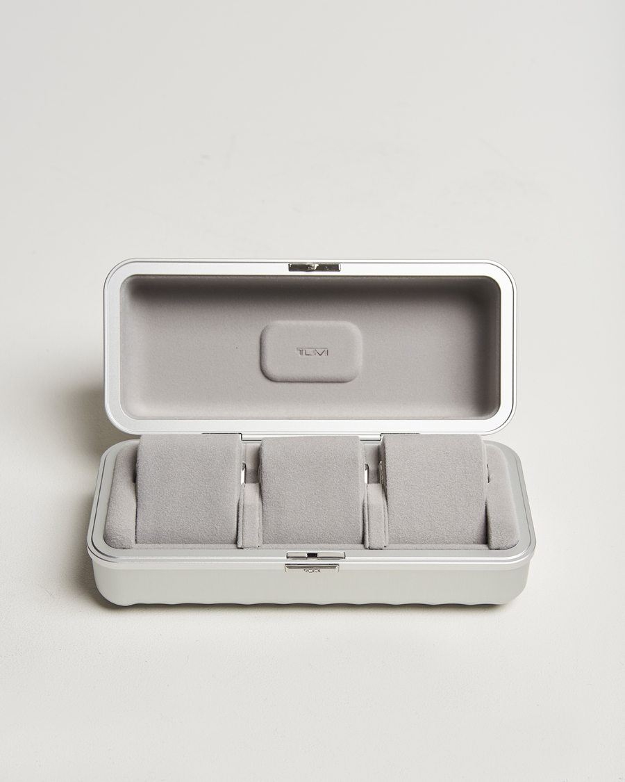 Hombres | Cajas para relojes y joyas | TUMI | Aluminum Watch Case Silver