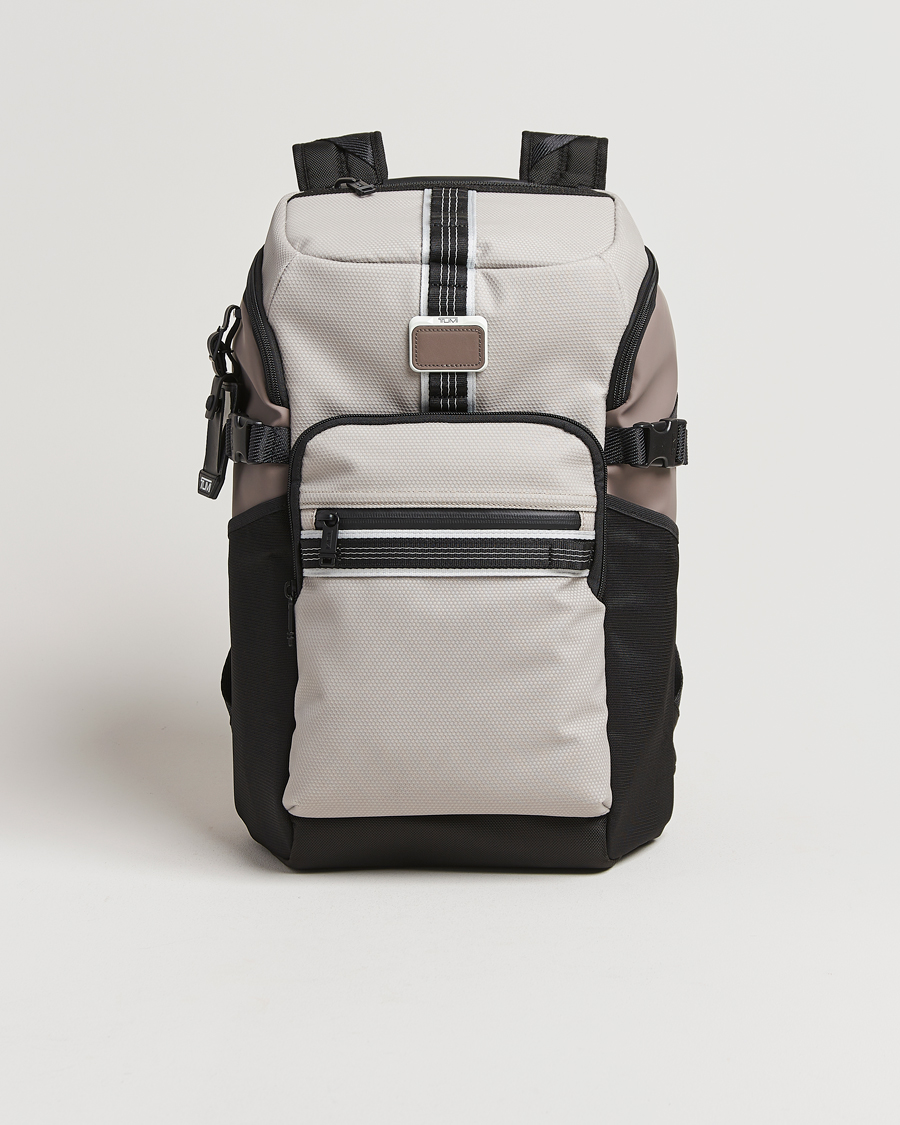 Hombres | TUMI Alpha Bravo Reserve Backpack Chalk | TUMI | Alpha Bravo Reserve Backpack Chalk