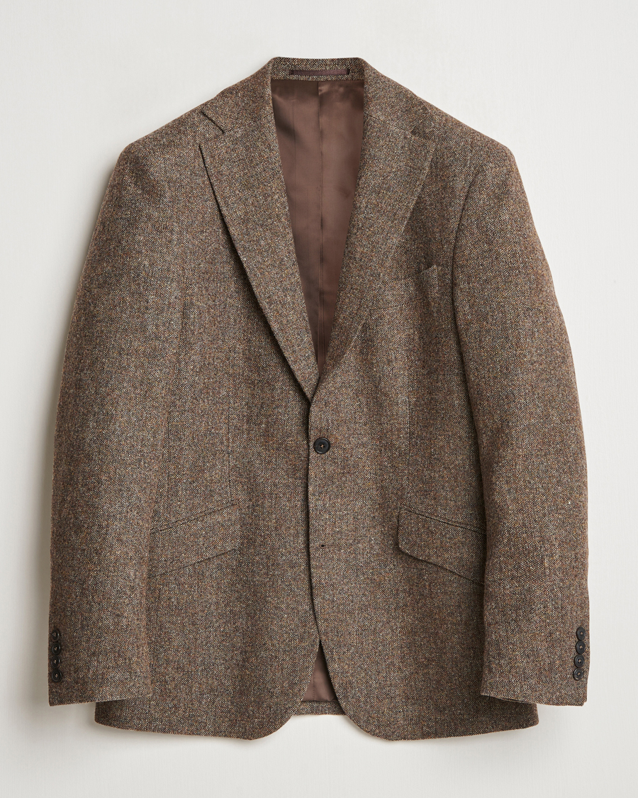 Hombres | Blazers | Walker Slater | Edward Wool Donegal Blazer Brown