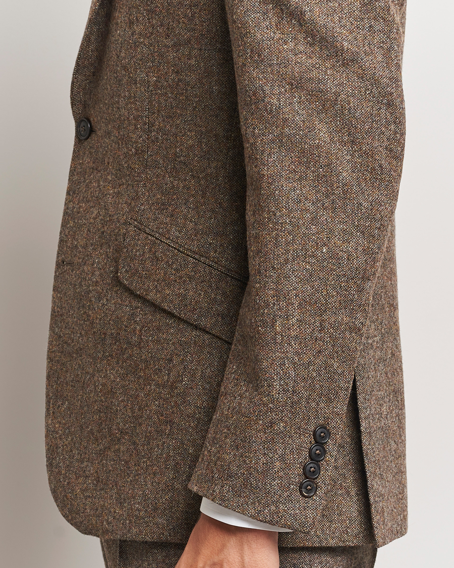 Hombres | Blazers | Walker Slater | Edward Wool Donegal Blazer Brown