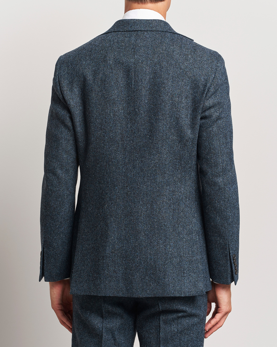 Hombres | Blazers | Walker Slater | Edward Wool Donegal Blazer Navy