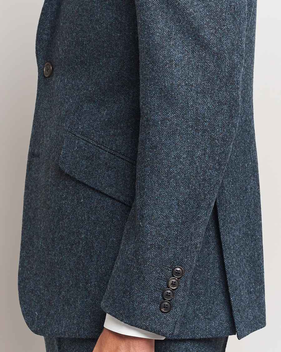 Hombres | Blazers | Walker Slater | Edward Wool Donegal Blazer Navy