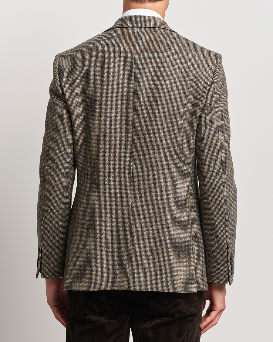 Hombres | Blazers | Walker Slater | Edward Lambswool Pepita Blazer Brown