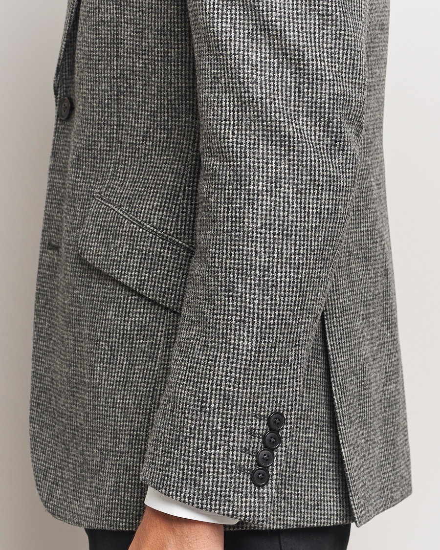Hombres | Blazers | Walker Slater | Edward Lambswool Pepita Blazer Grey/Black