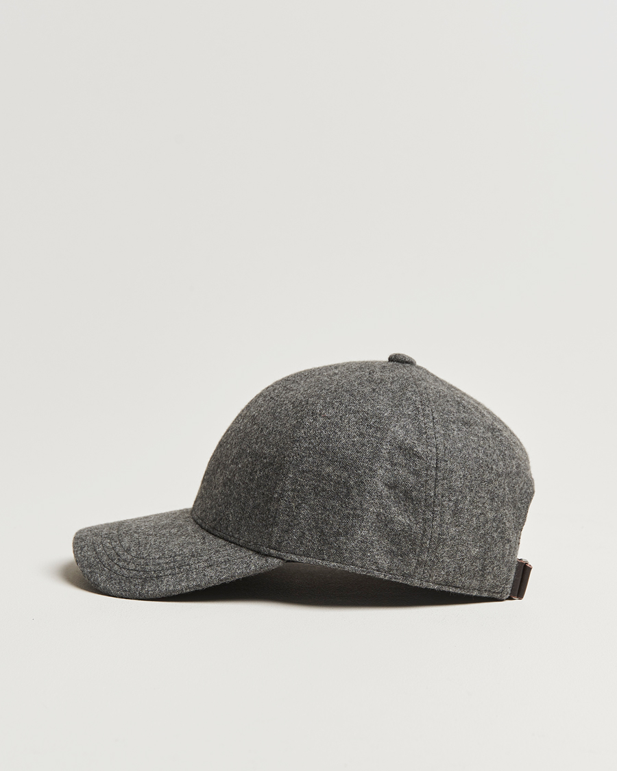 Hombres | Sombreros y gorras | Varsity Headwear | Cashmere Baseball Cap Flint Grey